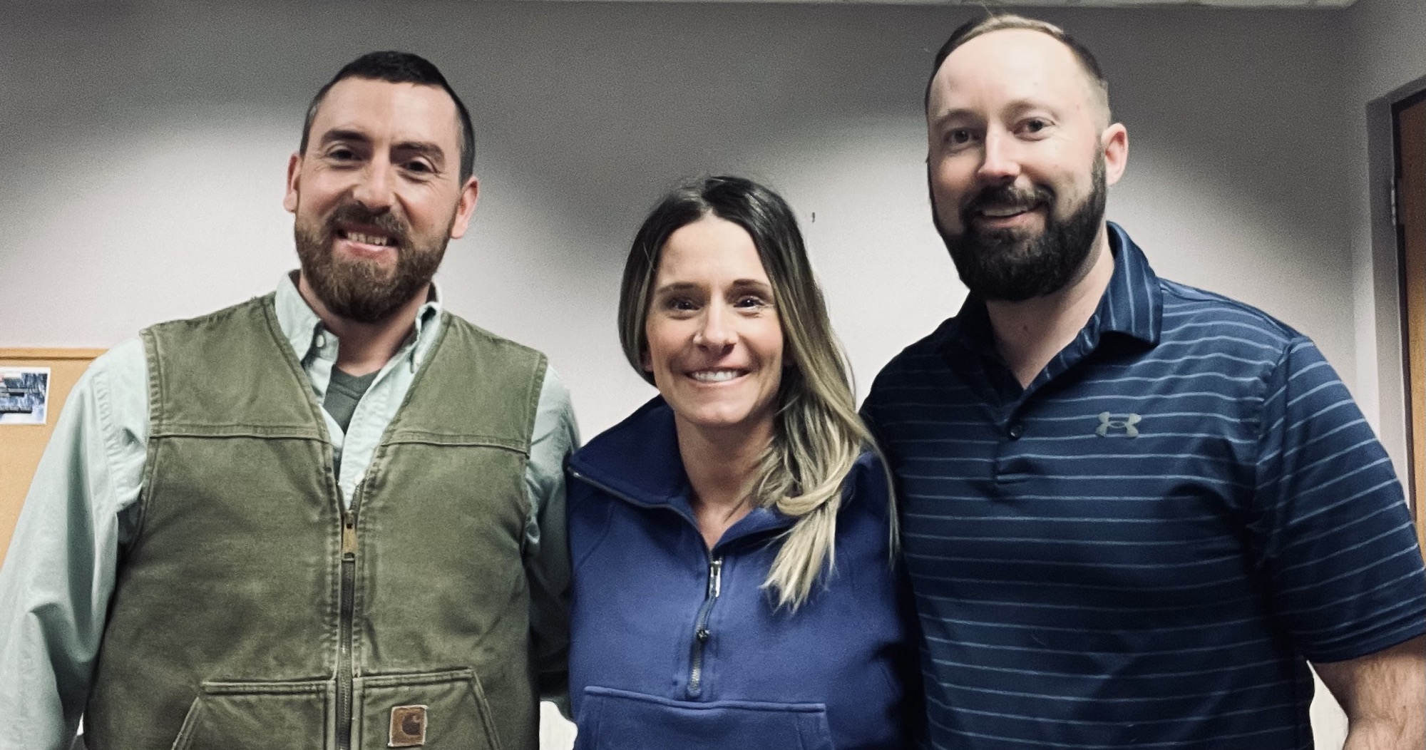 Dack Builders co-owners Jesse Duke, Deirdre MacNerland and Steve MacNerland together